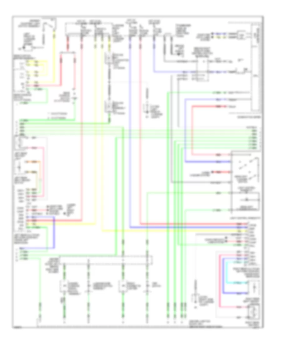 Электросхема подсветки приборов (2 из 3) для Lexus LS 600hL 2009