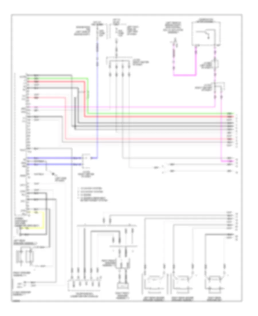 Navigation Wiring Diagram, withSatellite Radio & Mark Levinson (1 из 6) для Lexus LX 570 2009