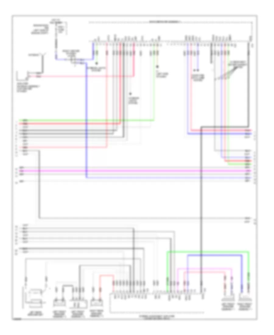 Navigation Wiring Diagram, withSatellite Radio & Mark Levinson (2 из 6) для Lexus LX 570 2009