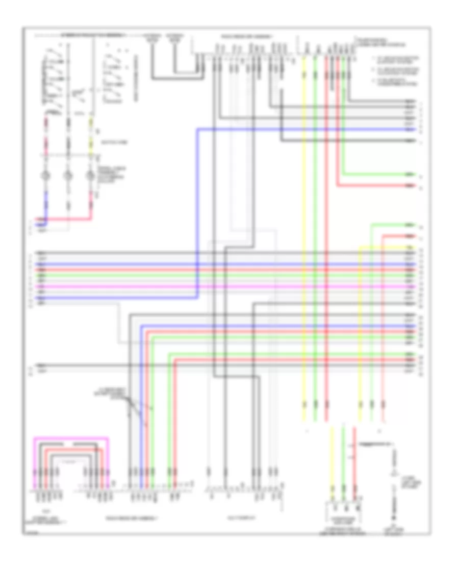 Navigation Wiring Diagram, withSatellite Radio & Mark Levinson (3 из 6) для Lexus LX 570 2009