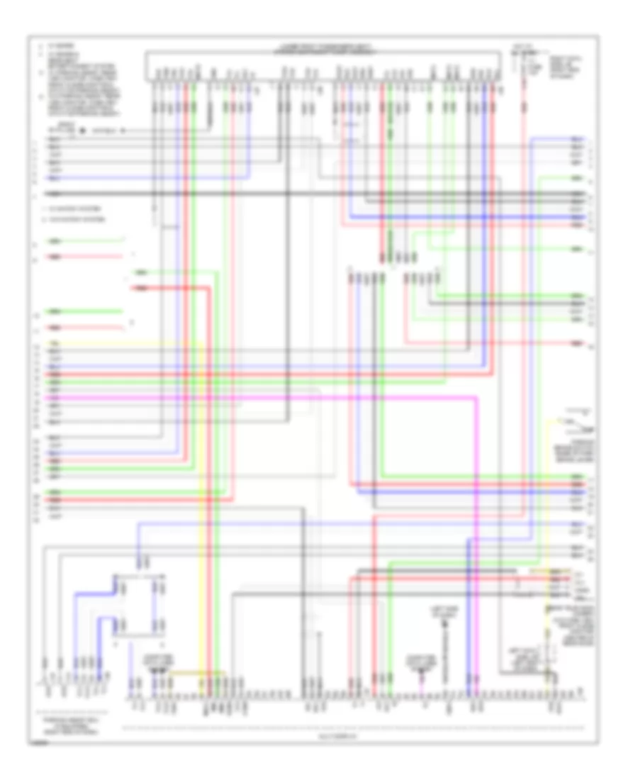 Navigation Wiring Diagram, withSatellite Radio & Mark Levinson (4 из 6) для Lexus LX 570 2009