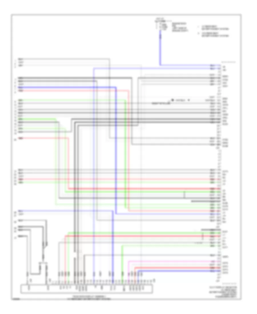 Navigation Wiring Diagram, withSatellite Radio & Mark Levinson (6 из 6) для Lexus LX 570 2009