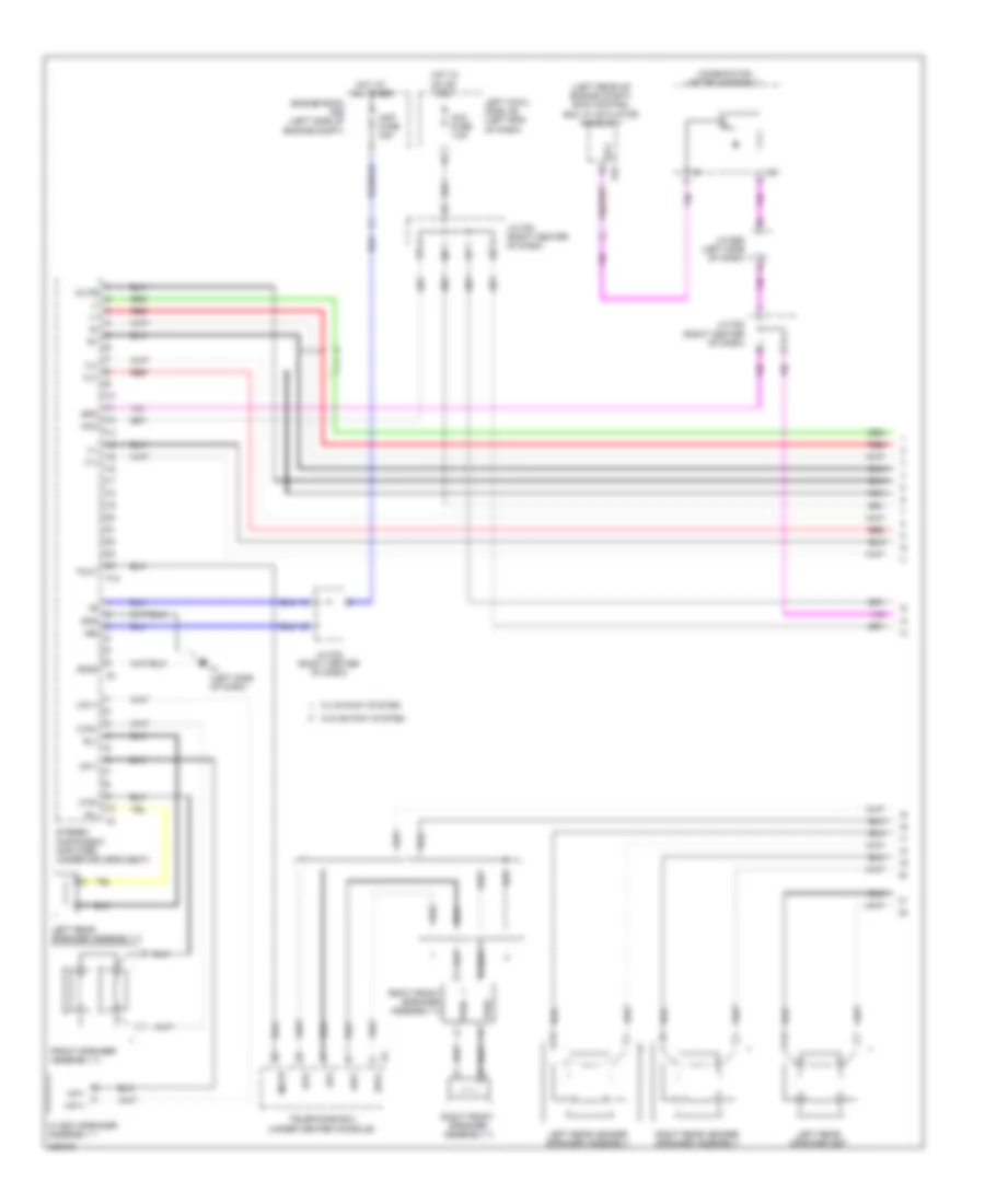 Navigation Wiring Diagram, withStereo Radio & Mark Levinson (1 из 6) для Lexus LX 570 2009