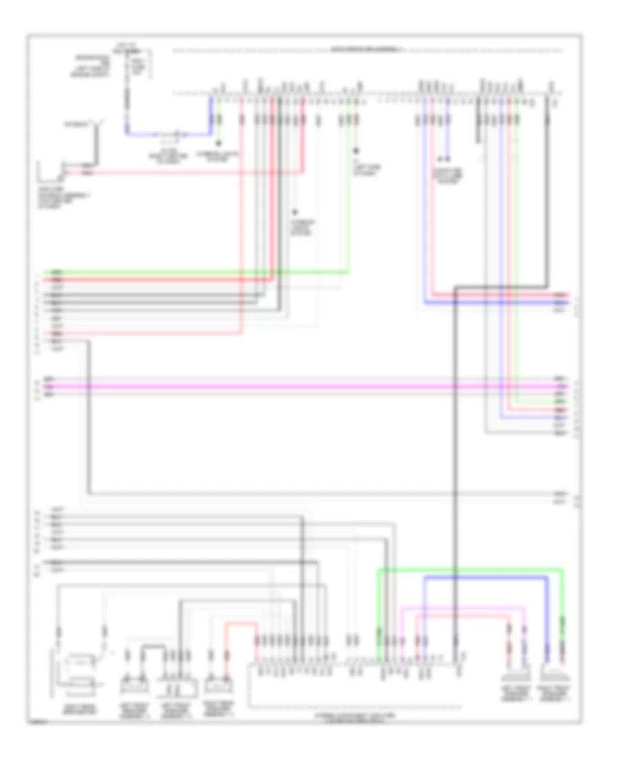 Navigation Wiring Diagram, withStereo Radio & Mark Levinson (2 из 6) для Lexus LX 570 2009