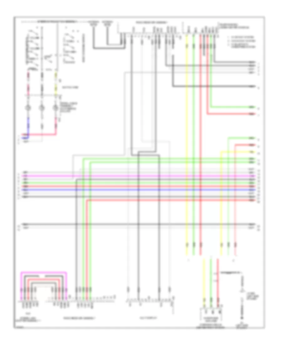 Navigation Wiring Diagram, withStereo Radio & Mark Levinson (3 из 6) для Lexus LX 570 2009