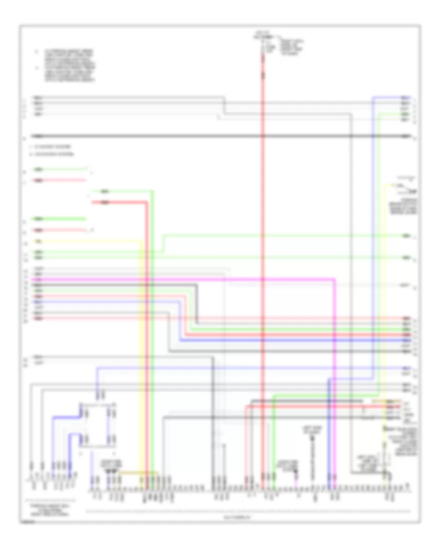 Navigation Wiring Diagram, withStereo Radio & Mark Levinson (4 из 6) для Lexus LX 570 2009