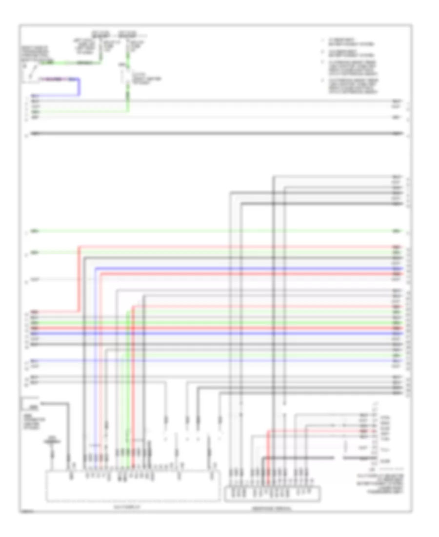 Navigation Wiring Diagram, withStereo Radio & Mark Levinson (5 из 6) для Lexus LX 570 2009