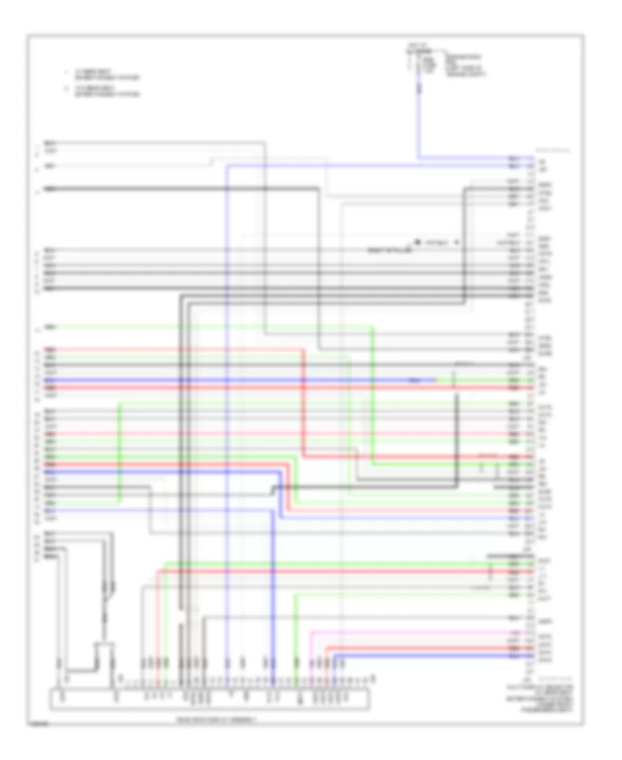 Navigation Wiring Diagram, withStereo Radio & Mark Levinson (6 из 6) для Lexus LX 570 2009
