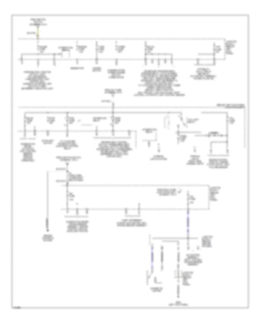 Электросхема блока предохранителей и реле (2 из 3) для Lexus SC 300 2000