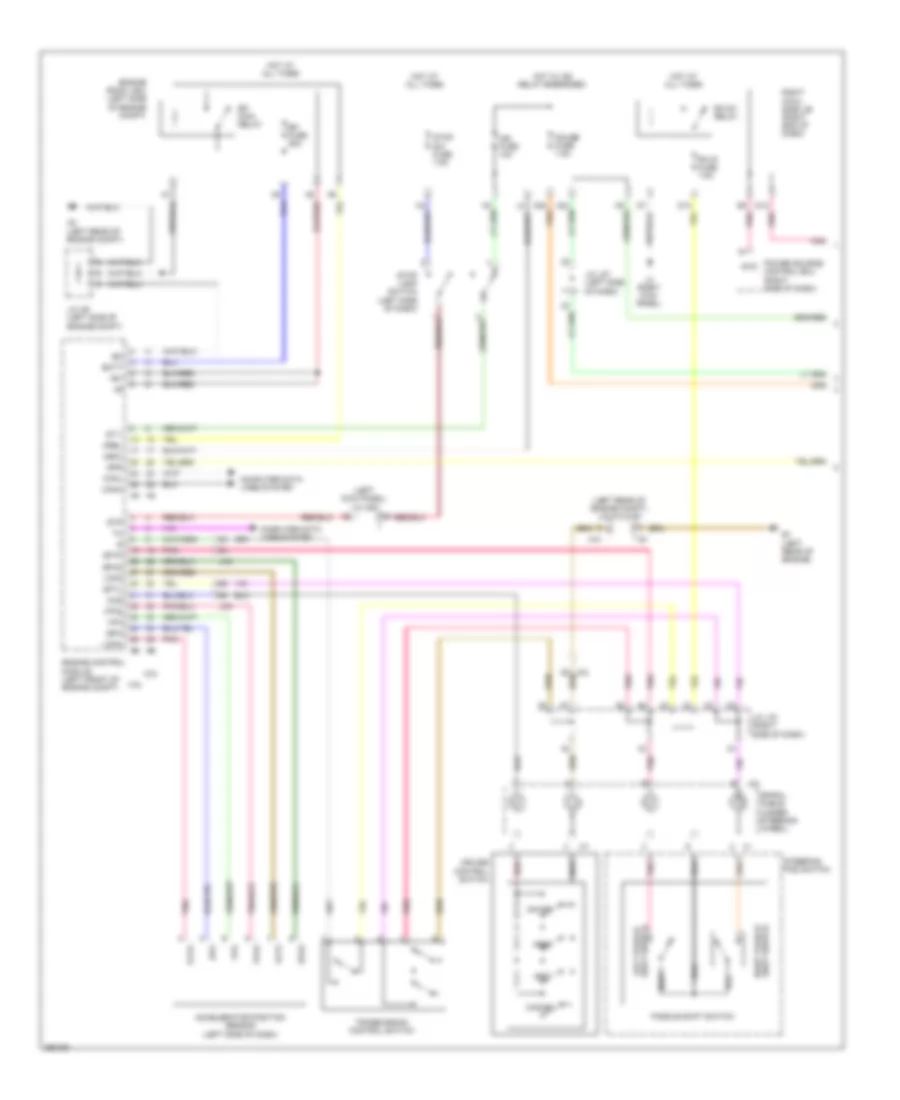 Электросхема системы круизконтроля (1 из 3) для Lexus IS 350 F Sport 2013