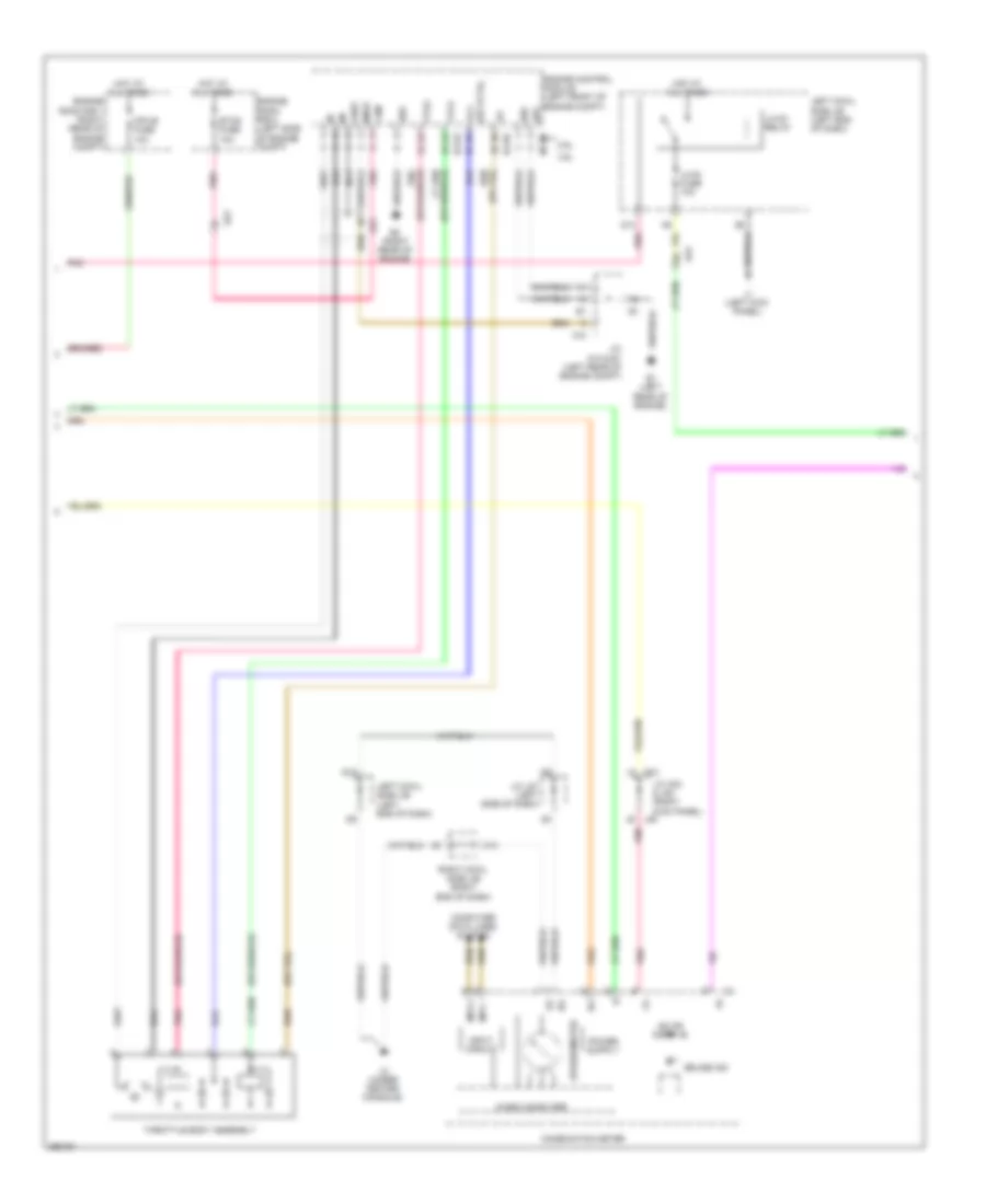 Электросхема системы круизконтроля (2 из 3) для Lexus IS 350 F Sport 2013