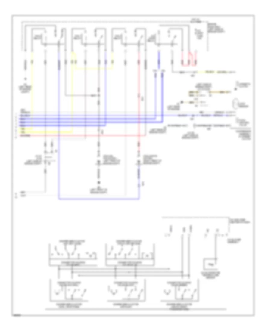 Электросхема кондиционера (3 из 3) для Lexus IS 350C 2013
