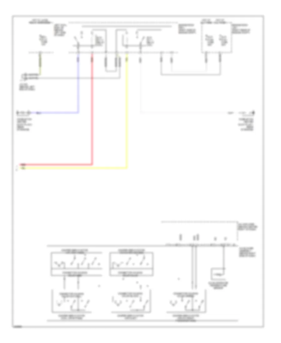 Электросхема кондиционера (3 из 3) для Lexus GS 460 2010