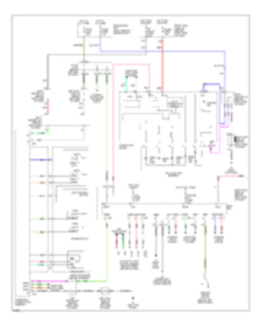 Электросхема фар и противотуманок (1 из 3) для Lexus GS 460 2010