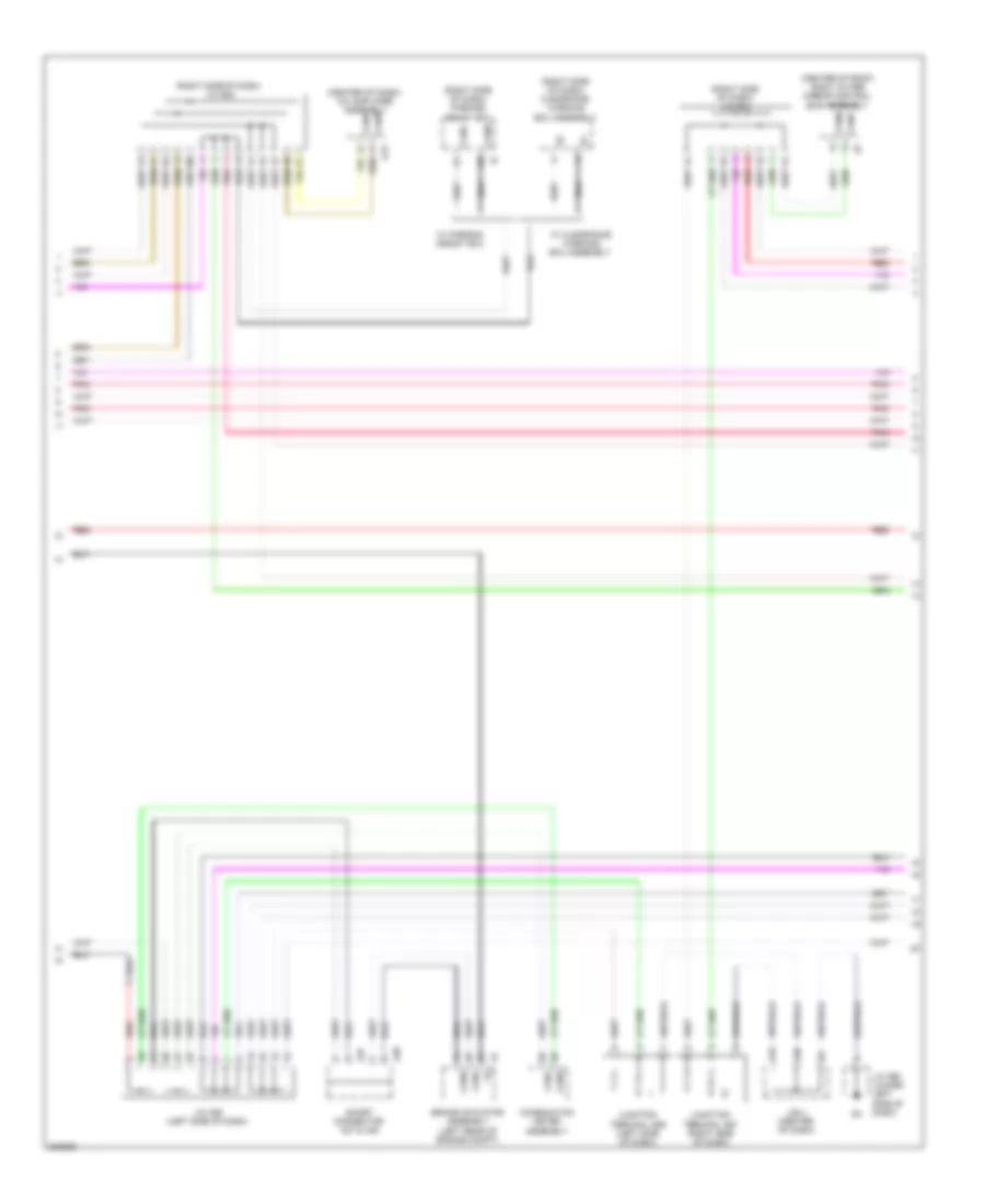 Электросхема линии передачи данных CAN (2 из 3) для Lexus GX 460 2010