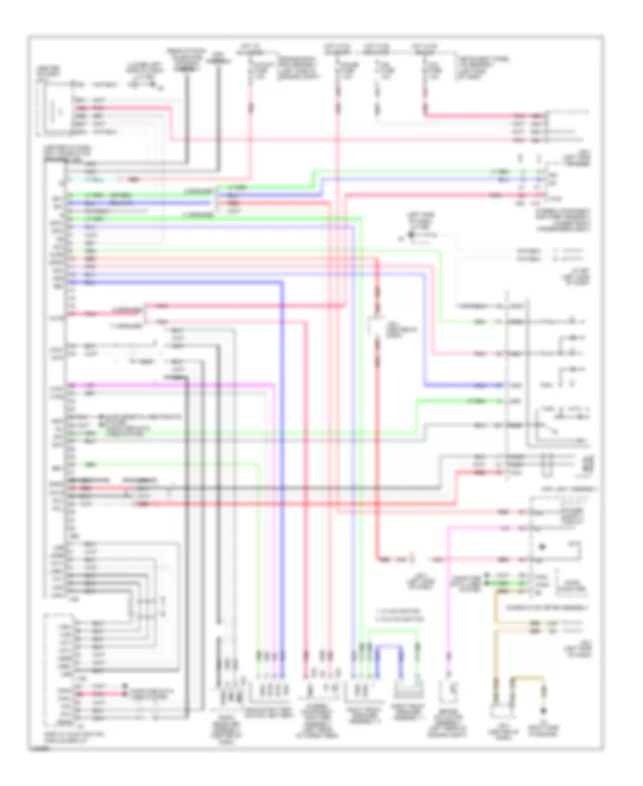 Электросхема системы Telematics для Lexus GX 460 2010
