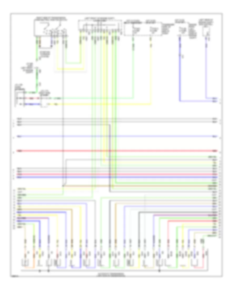 Электросхема коробки передач АКПП (2 из 4) для Lexus LS 460 2013
