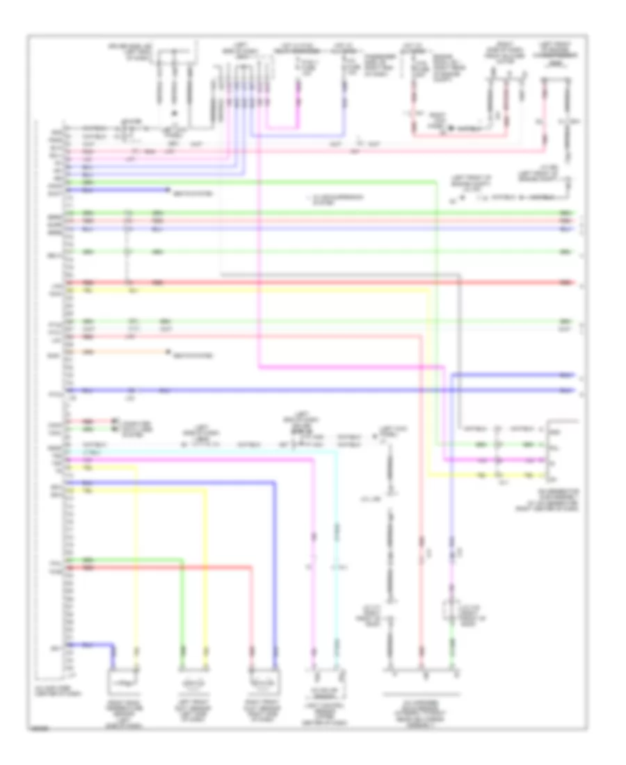 Электросхема кондиционера (1 из 5) для Lexus LS 460 2013