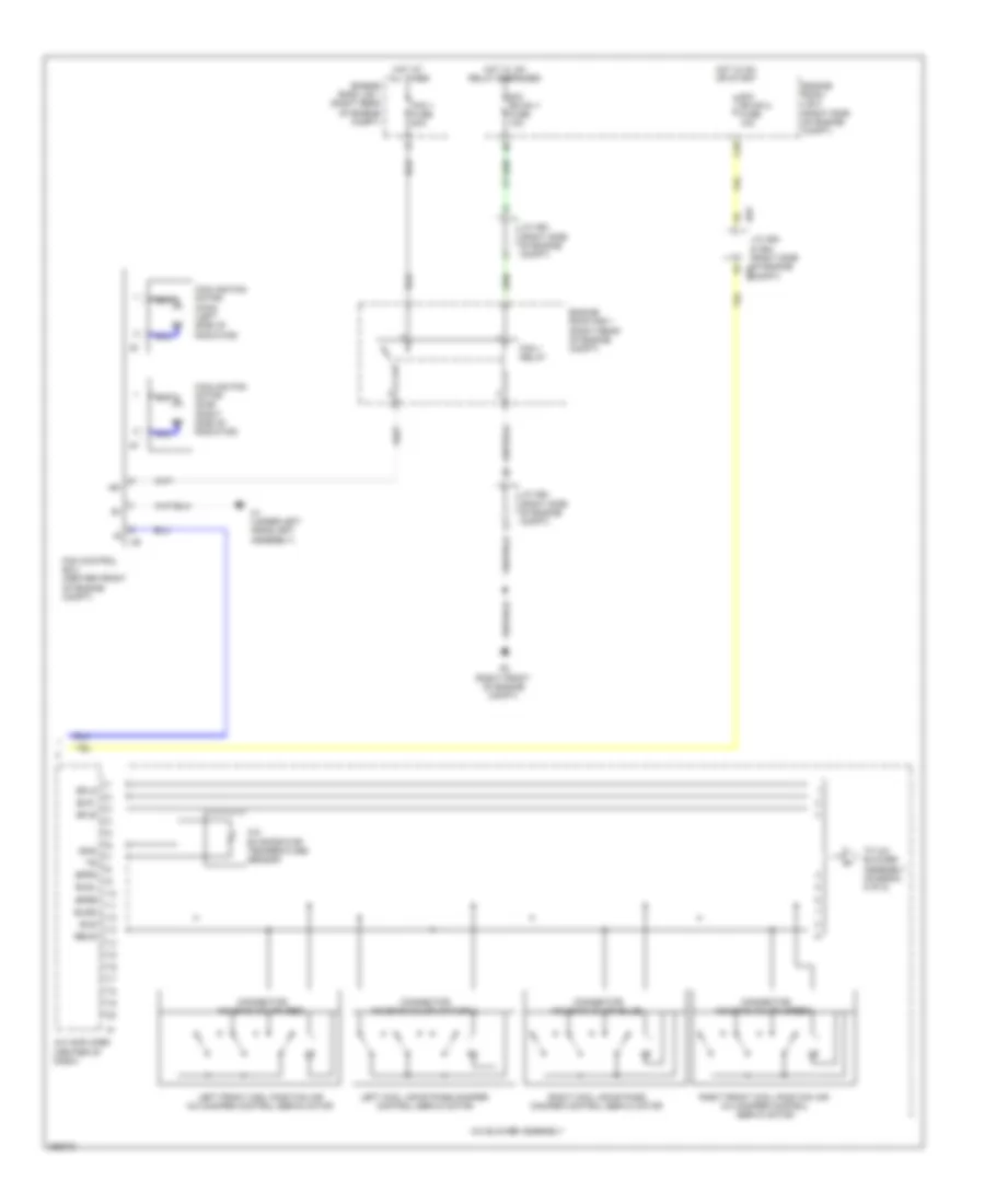 Электросхема кондиционера (4 из 5) для Lexus LS 460 2013
