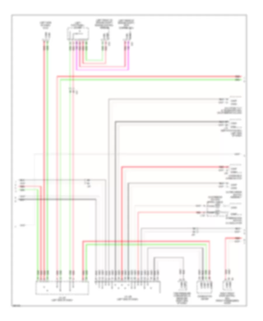 схема ЭКЮ тела (2 из 3) для Lexus LS 460 2013