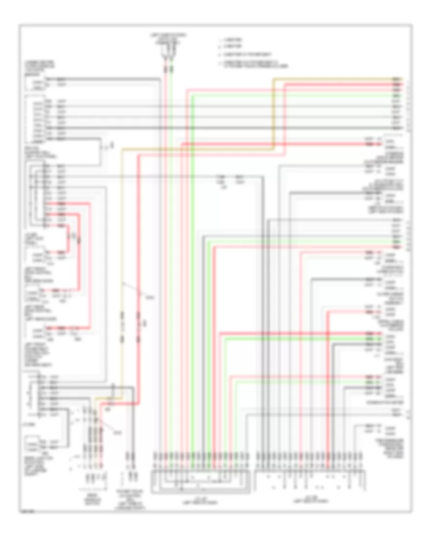 высокая/Низкая Автобусная Схема (1 из 3) для Lexus LS 460 2013