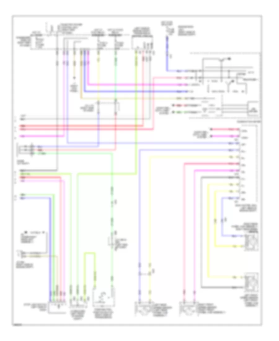 Электросхема системы круизконтроля, С Динамические Радарные Средства управления (3 из 3) для Lexus LS 460 2013