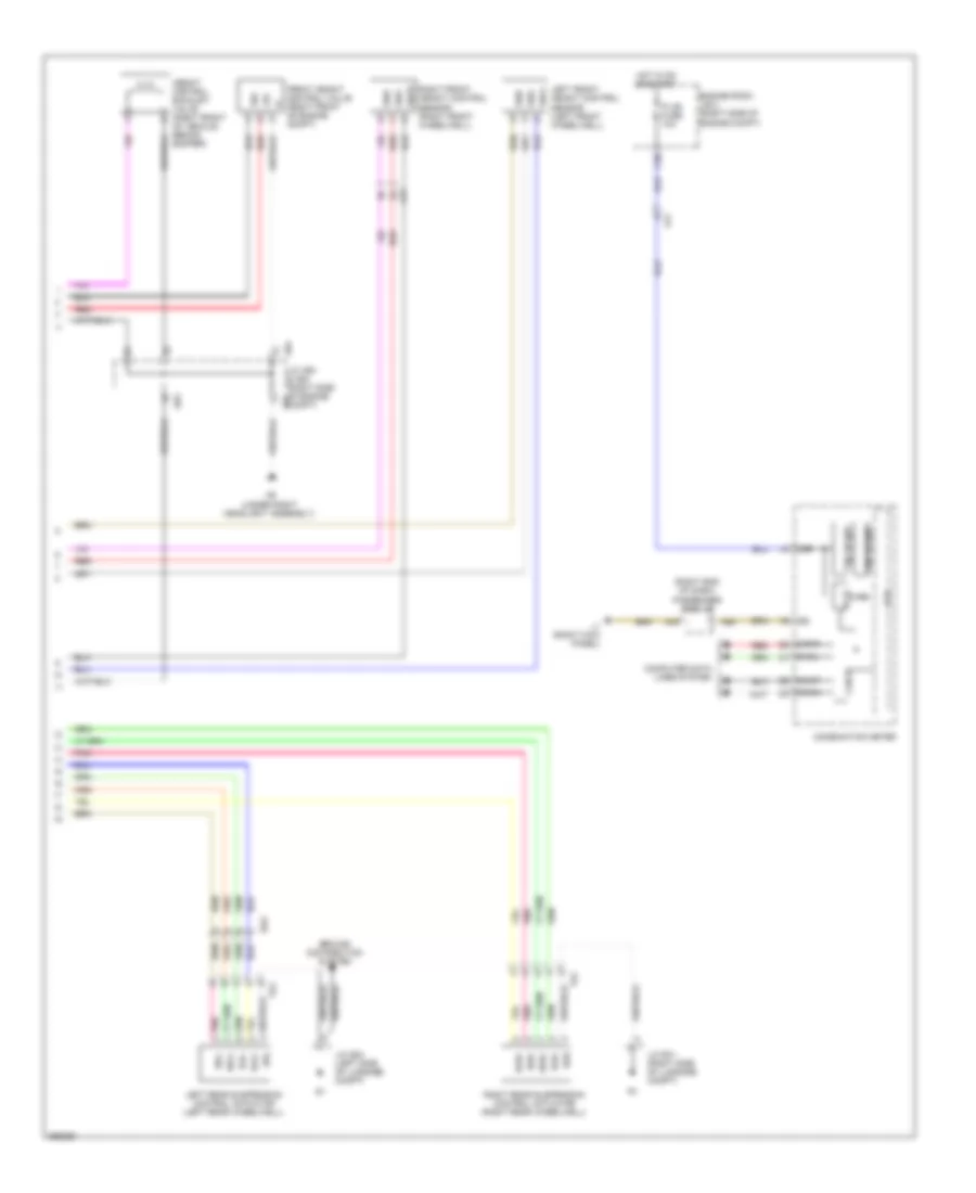 Электросхема электроники подвески (3 из 3) для Lexus LS 460 2013