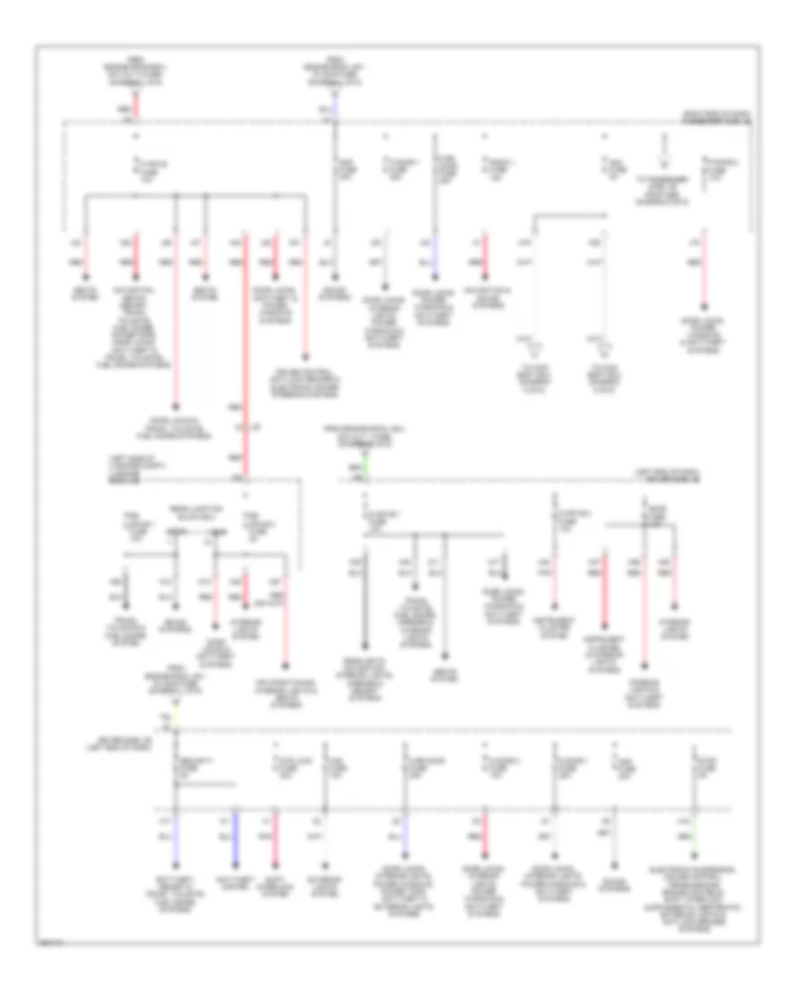 Электросхема блока предохранителей и реле (2 из 6) для Lexus LS 460 2013