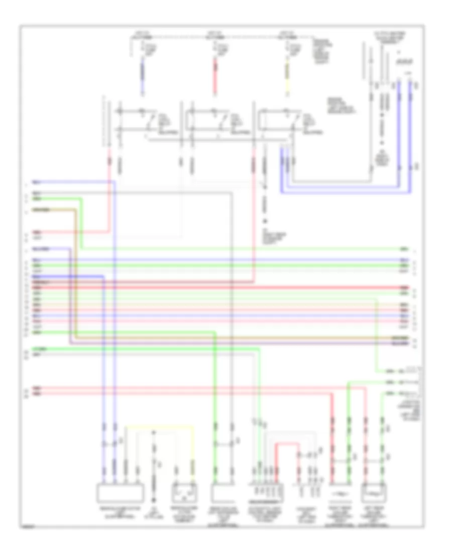 Электросхема кондиционера (2 из 4) для Lexus LX 570 2013