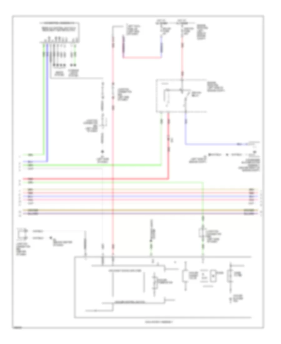 Электросхема кондиционера (3 из 4) для Lexus LX 570 2013