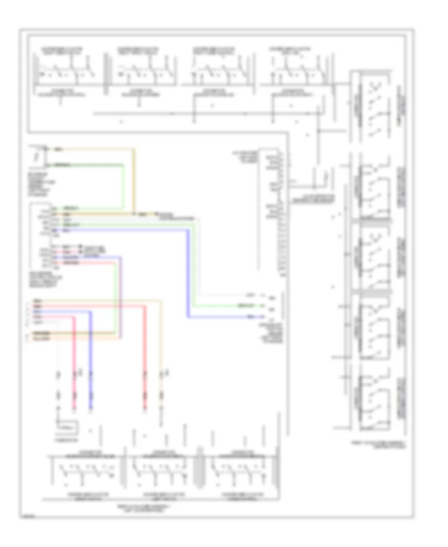 Электросхема кондиционера (4 из 4) для Lexus LX 570 2013