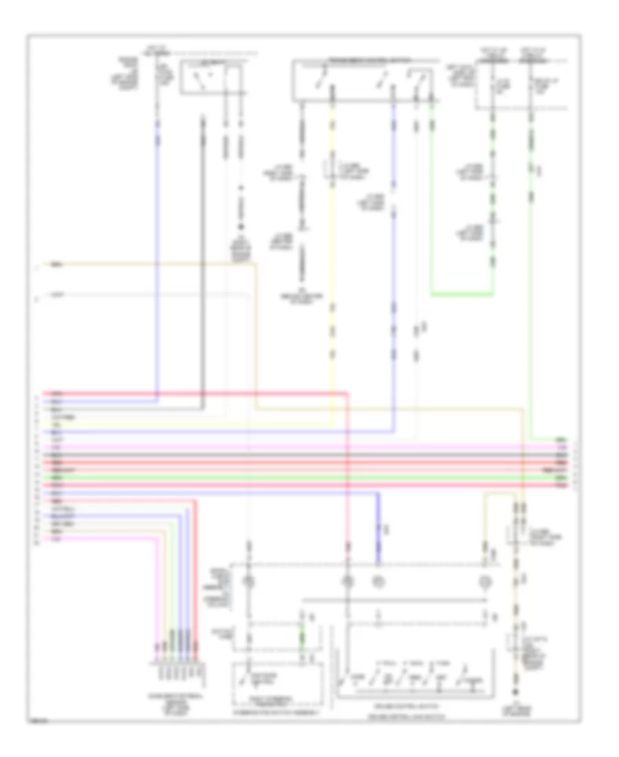 Электросхема системы круизконтроля, С Динамические Радарные Средства управления (2 из 3) для Lexus LX 570 2013