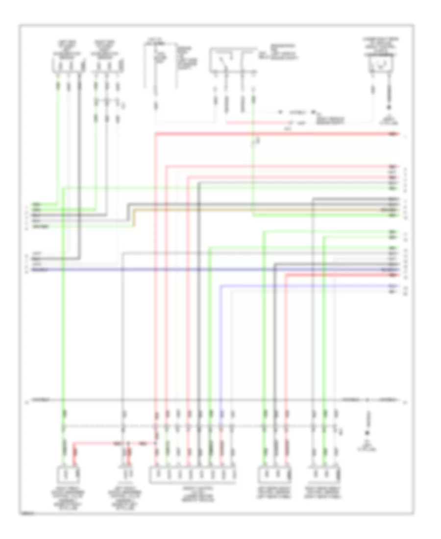 Электросхема электроники подвески (2 из 3) для Lexus LX 570 2013