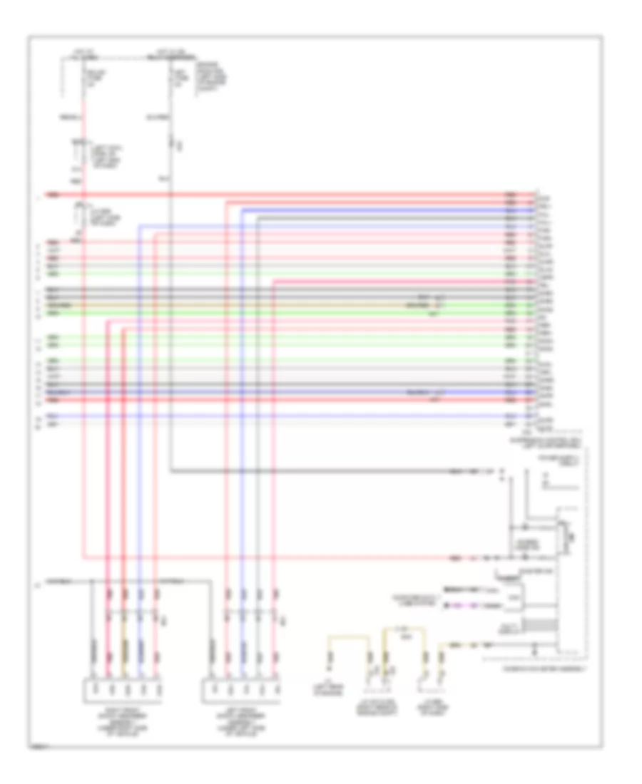 Электросхема электроники подвески (3 из 3) для Lexus LX 570 2013