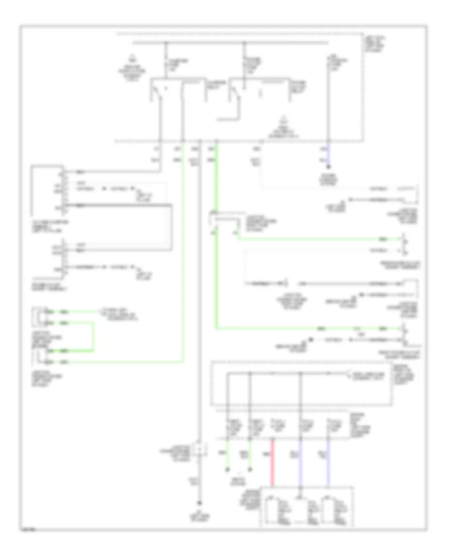 Электросхема блока предохранителей и реле (4 из 4) для Lexus LX 570 2013