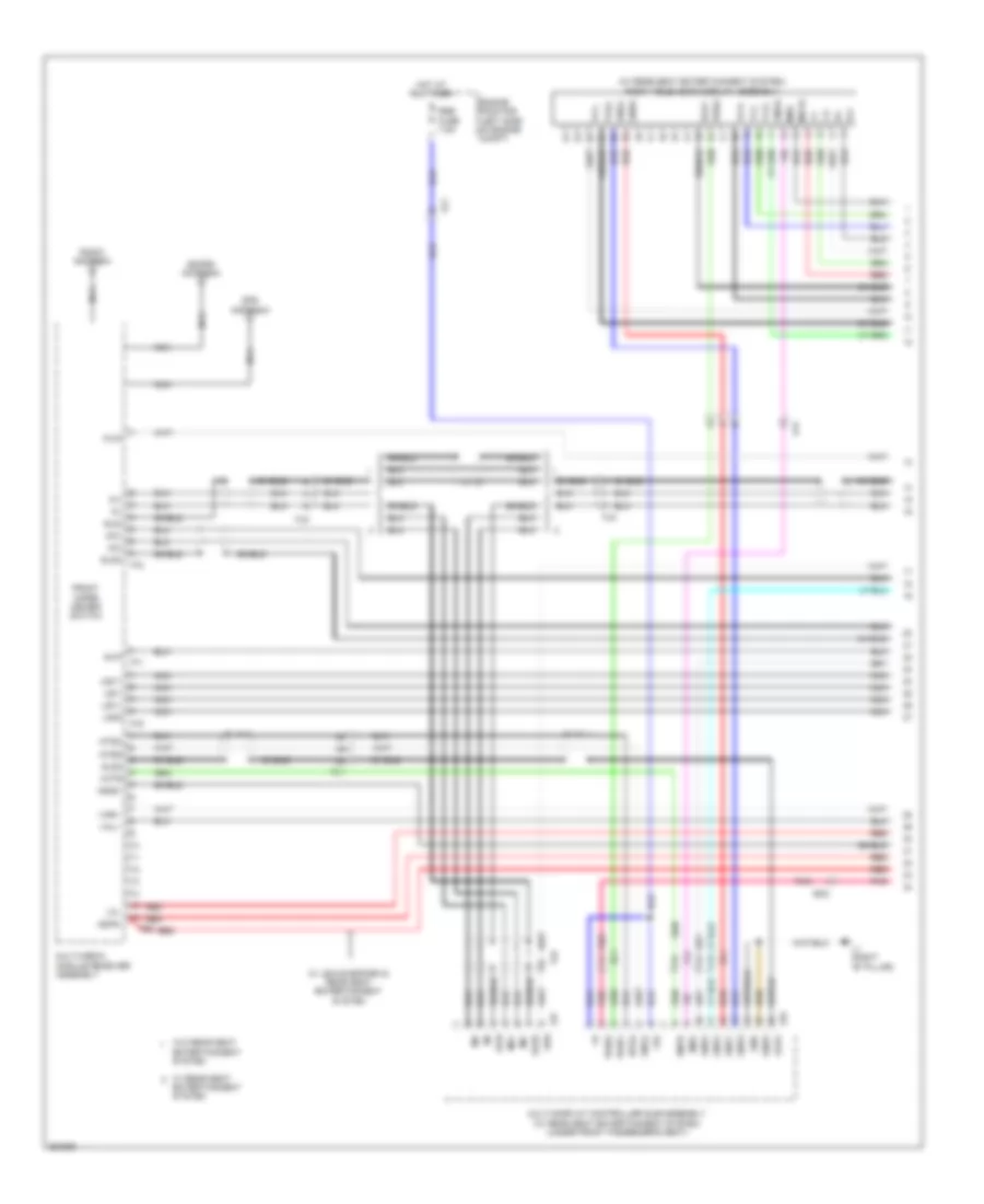 Электросхема магнитолы, без Марк Левинсон (1 из 6) для Lexus LX 570 2013