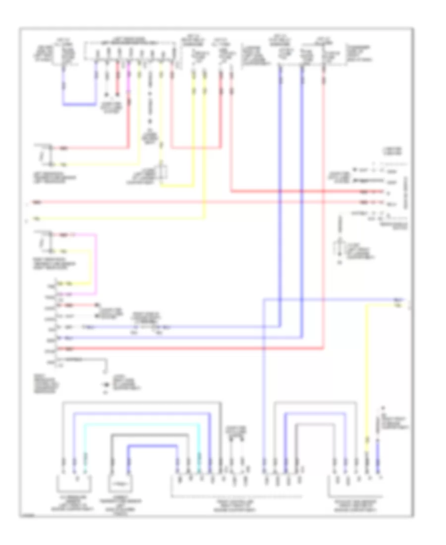 Электросхема кондиционера (3 из 5) для Lexus LS 460 2010