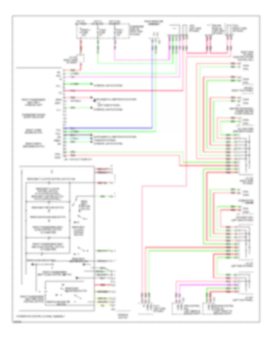 управление интеграцией и схема панели, С осман для Lexus LS 460 2010
