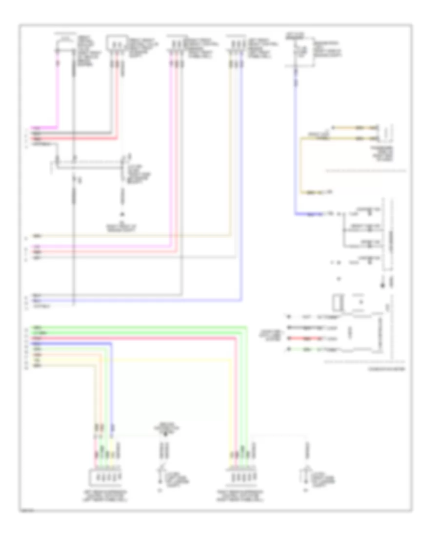 Электросхема электроники подвески (3 из 3) для Lexus LS 460 2010