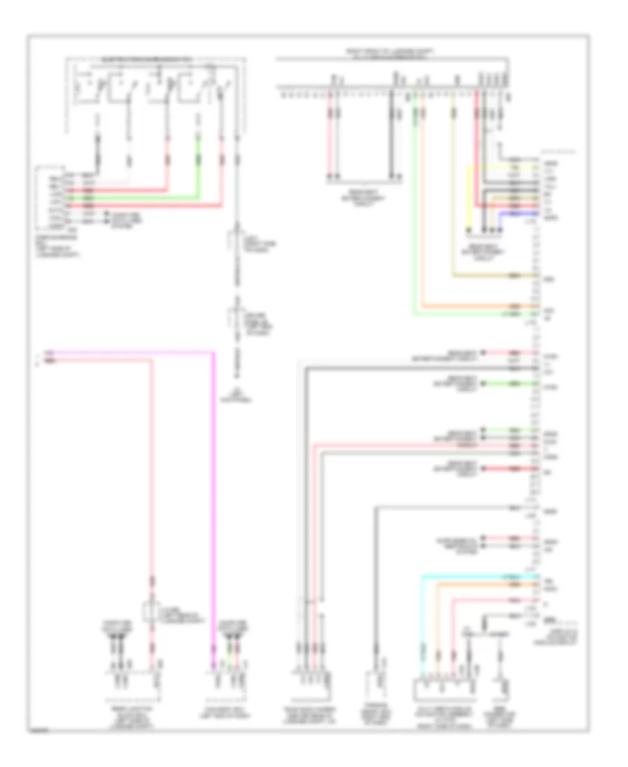 Электросхема навигации GPS, без Мультидисплей (4 из 4) для Lexus LS 460 2010