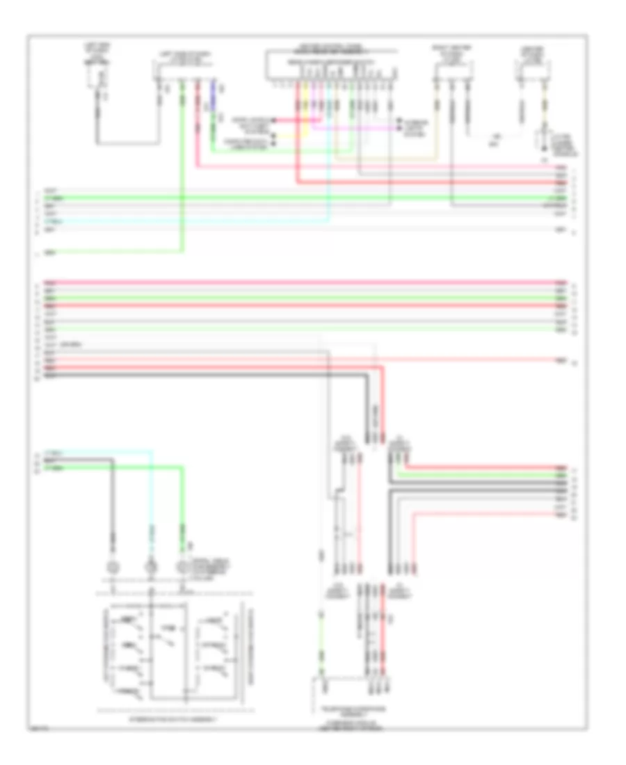 Radio Wiring Diagram, without Navigation & Radio & Display Receiver Type (2 из 4) для Lexus RX 350 2013