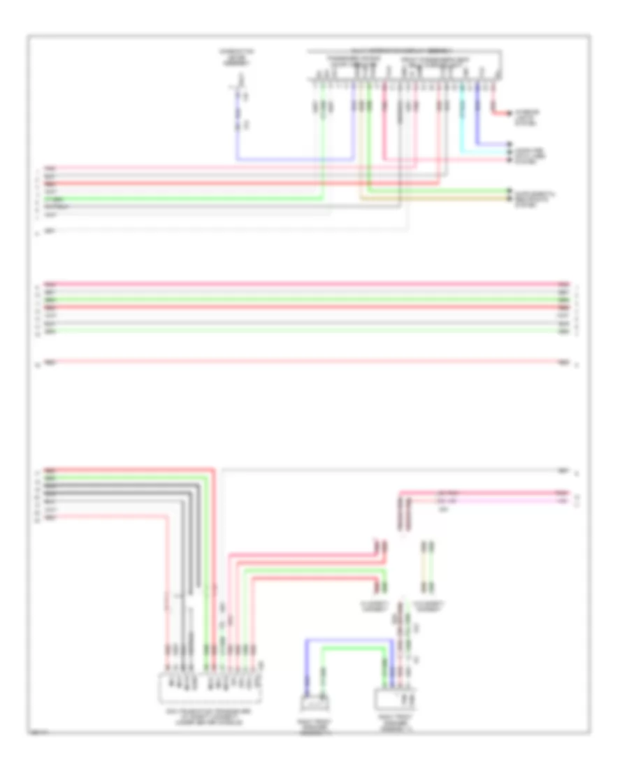 Radio Wiring Diagram, without Navigation & Radio & Display Receiver Type (3 из 4) для Lexus RX 350 2013