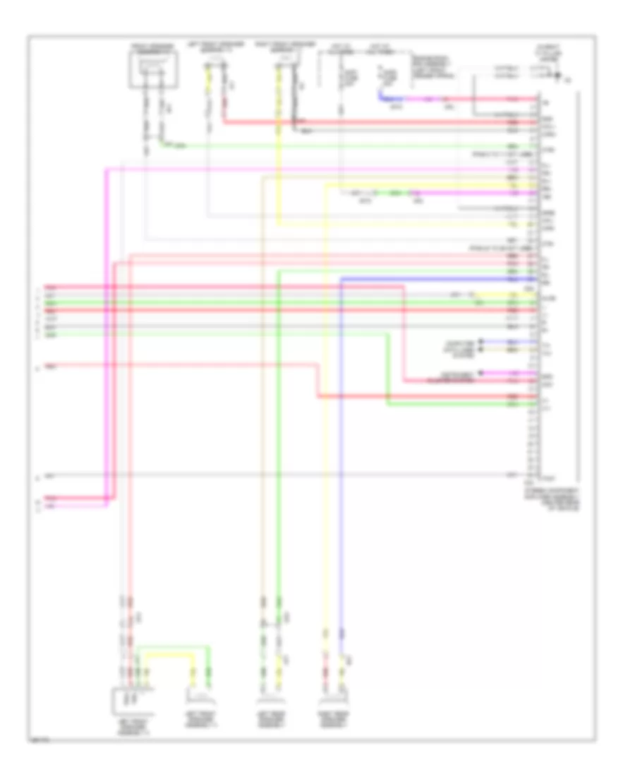 Radio Wiring Diagram, without Navigation & Radio & Display Receiver Type (4 из 4) для Lexus RX 350 2013