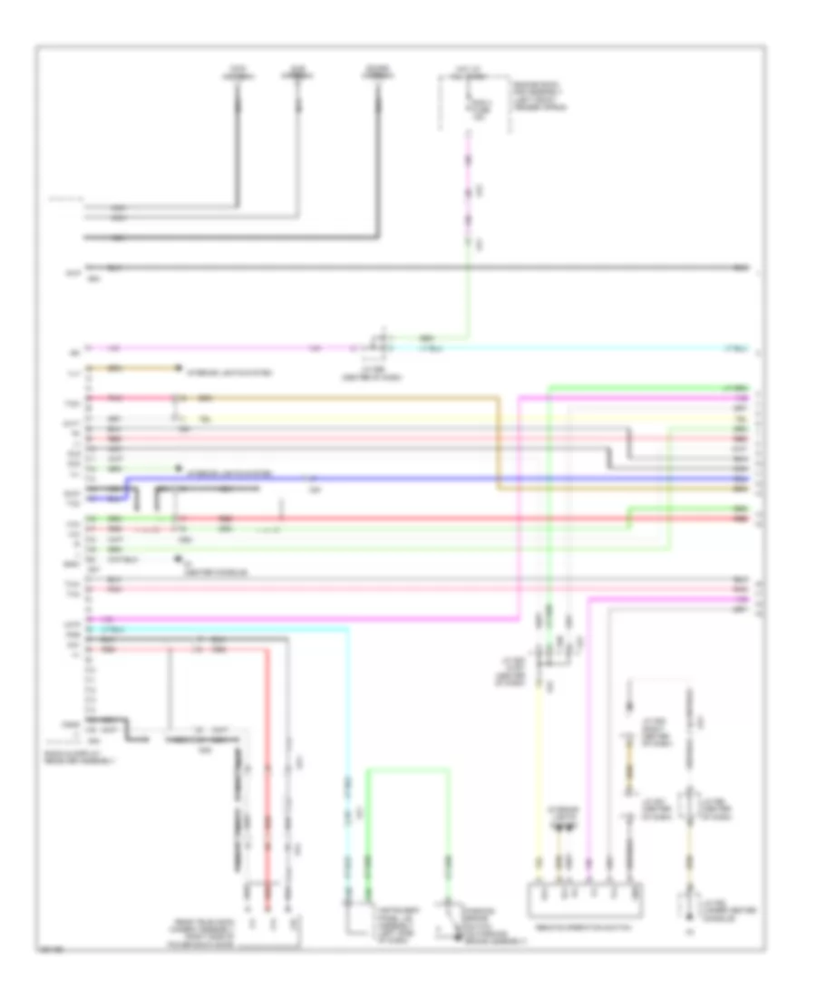 Radio Wiring Diagram, without Navigation withRadio & Display Receiver Type (1 из 4) для Lexus RX 350 2013