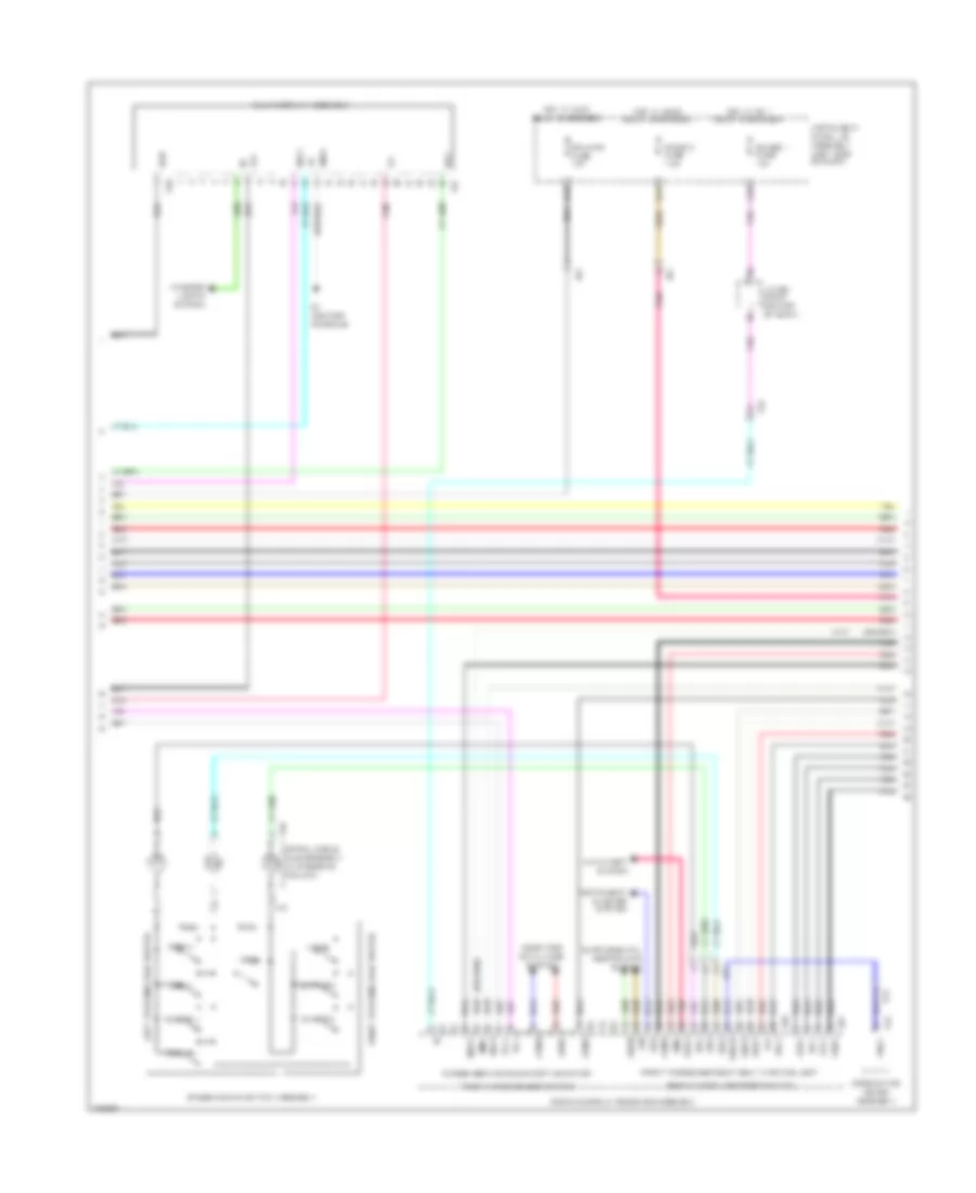 Radio Wiring Diagram, without Navigation withRadio & Display Receiver Type (2 из 4) для Lexus RX 350 2013