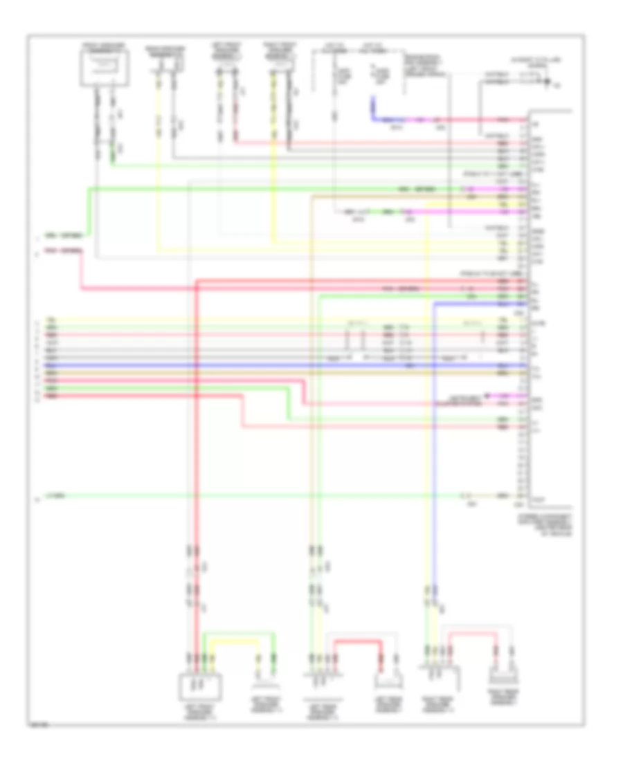 Radio Wiring Diagram, without Navigation withRadio & Display Receiver Type (4 из 4) для Lexus RX 350 2013