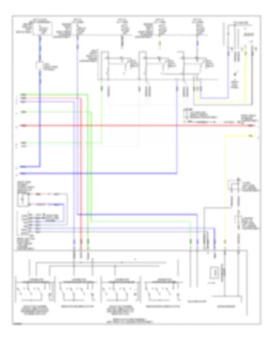 Электросхема кондиционера (2 из 5) для Lexus LS 460L 2010