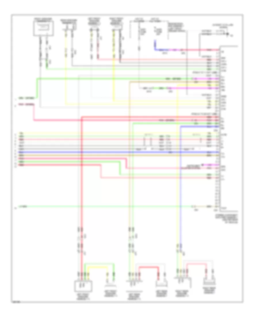 Radio Wiring Diagram, without Navigation withRadio & Display Receiver Type (4 из 4) для Lexus RX 350 F Sport 2013