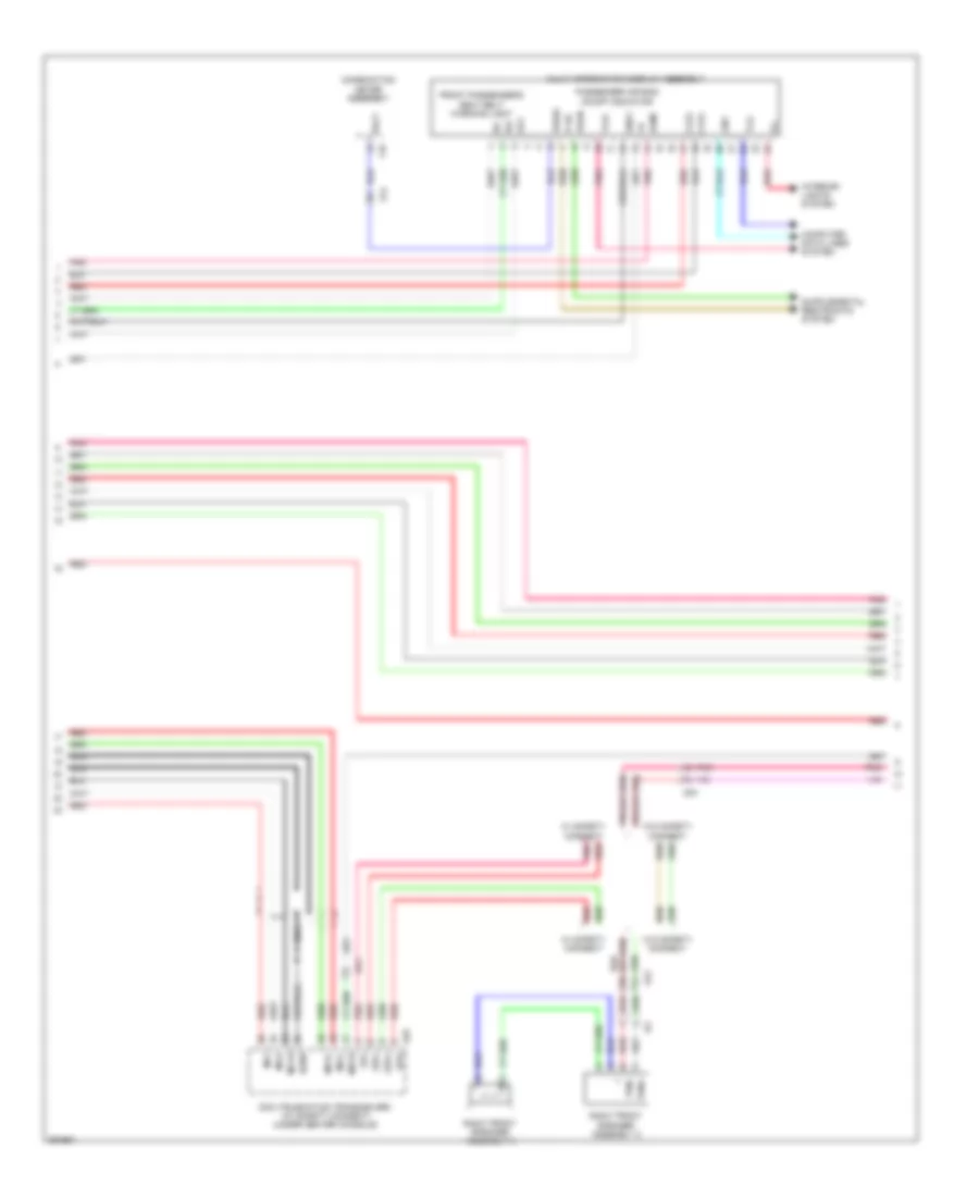 Radio Wiring Diagram, without Navigation & Radio & Display Receiver Type (3 из 4) для Lexus RX 450h 2013