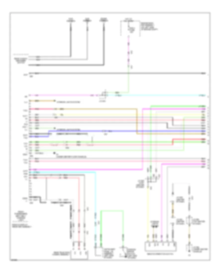 Radio Wiring Diagram, without Navigation withRadio & Display Receiver Type (1 из 4) для Lexus RX 450h 2013